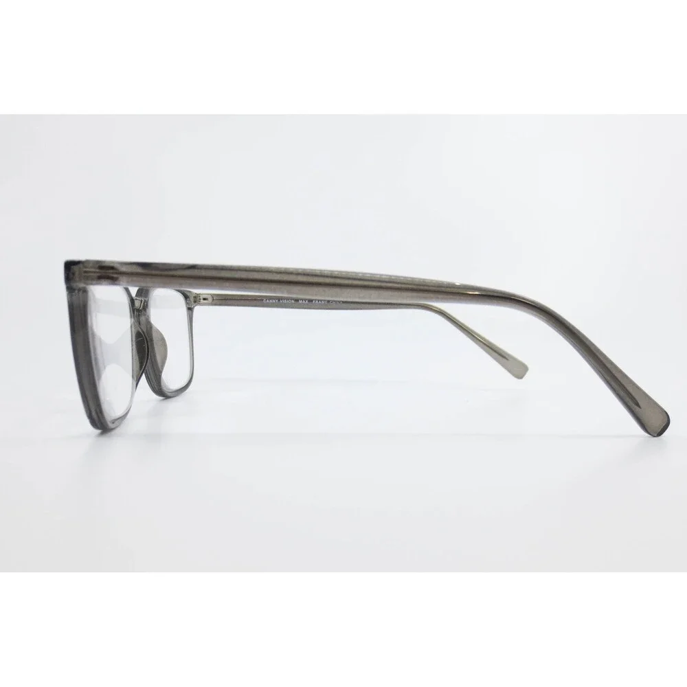 Canny Vision Max Eyeglasses Smoke Grey Rectangular Frames 52-17-145 38976